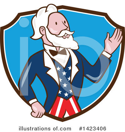 Royalty-Free (RF) Uncle Sam Clipart Illustration by patrimonio - Stock Sample #1423406