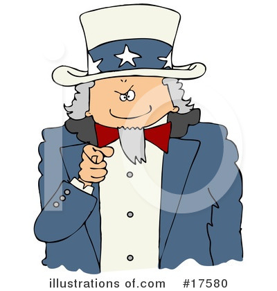 Royalty-Free (RF) Uncle Sam Clipart Illustration by djart - Stock Sample #17580