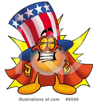 Uncle Sam Clipart #8090 by Mascot Junction