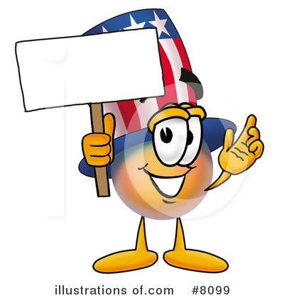 Uncle Sam Character Clipart #8099 by Mascot Junction