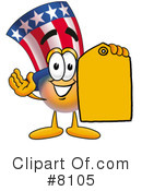 Uncle Sam Clipart #8105 by Mascot Junction