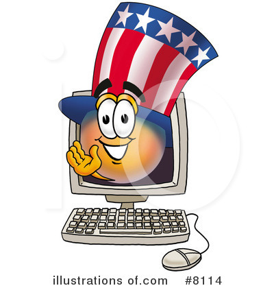 Uncle Sam Clipart #8114 by Mascot Junction