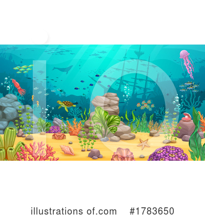 Royalty-Free (RF) Underwater Clipart Illustration by Vector Tradition SM - Stock Sample #1783650