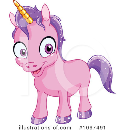 Royalty-Free (RF) Unicorn Clipart Illustration by yayayoyo - Stock Sample #1067491