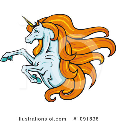 Unicorn Clipart #1091836 by Vector Tradition SM