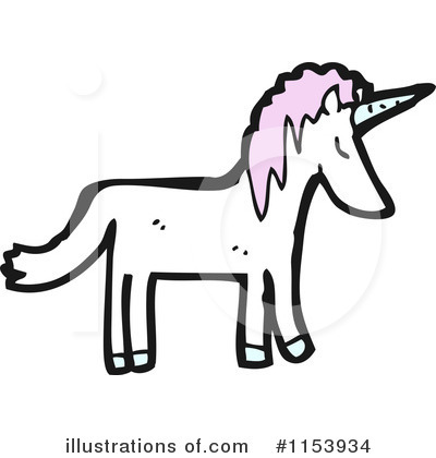 Royalty-Free (RF) Unicorn Clipart Illustration by lineartestpilot - Stock Sample #1153934