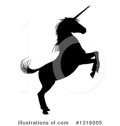 Royalty-Free (RF) Unicorn Clipart Illustration by AtStockIllustration - Stock Sample #1316005