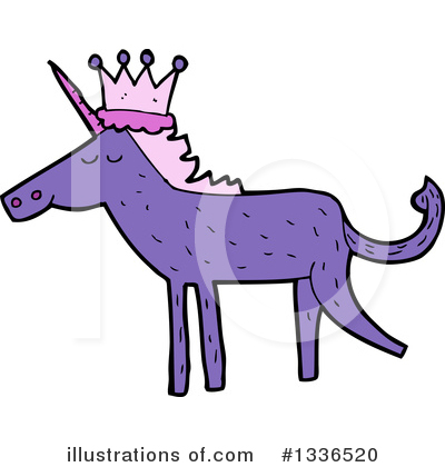 Royalty-Free (RF) Unicorn Clipart Illustration by lineartestpilot - Stock Sample #1336520
