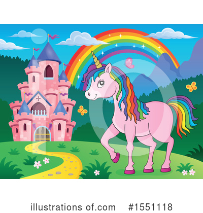 Royalty-Free (RF) Unicorn Clipart Illustration by visekart - Stock Sample #1551118