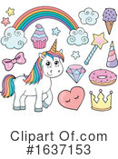 Unicorn Clipart #1637153 by visekart