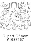 Unicorn Clipart #1637157 by visekart