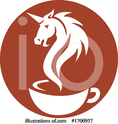 Royalty-Free (RF) Unicorn Clipart Illustration by patrimonio - Stock Sample #1700957