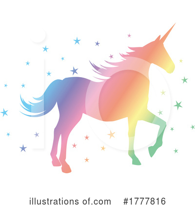 Royalty-Free (RF) Unicorn Clipart Illustration by KJ Pargeter - Stock Sample #1777816