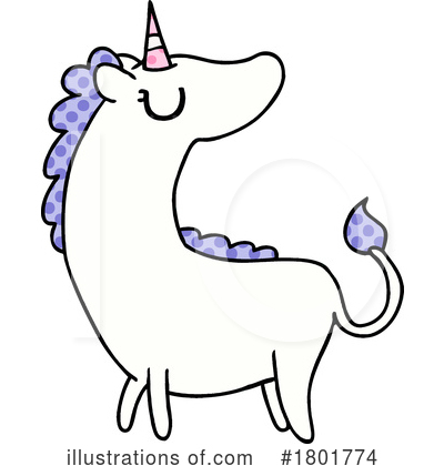 Royalty-Free (RF) Unicorn Clipart Illustration by lineartestpilot - Stock Sample #1801774