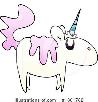 Royalty-Free (RF) Unicorn Clipart Illustration by lineartestpilot - Stock Sample #1801782