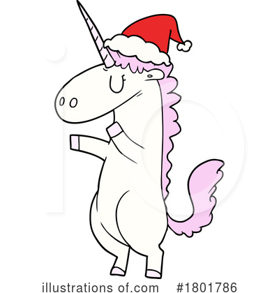 Royalty-Free (RF) Unicorn Clipart Illustration by lineartestpilot - Stock Sample #1801786
