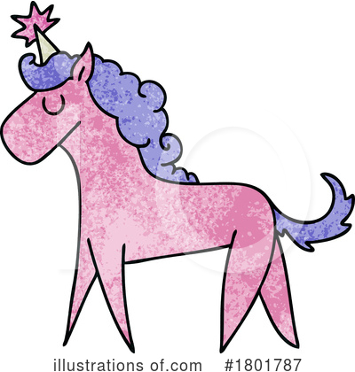 Royalty-Free (RF) Unicorn Clipart Illustration by lineartestpilot - Stock Sample #1801787