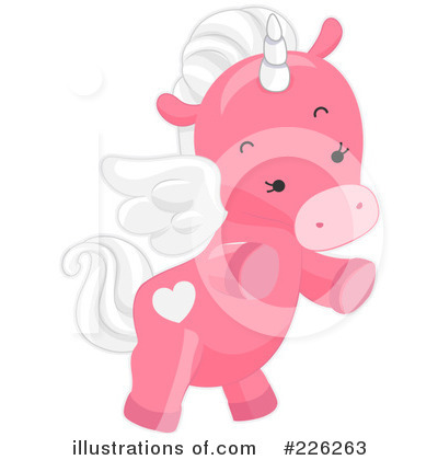 Royalty-Free (RF) Unicorn Clipart Illustration by BNP Design Studio - Stock Sample #226263