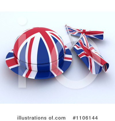 Royalty-Free (RF) Union Jack Clipart Illustration by KJ Pargeter - Stock Sample #1106144