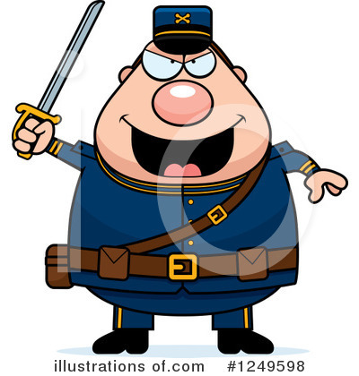 Royalty-Free (RF) Union Soldier Clipart Illustration by Cory Thoman - Stock Sample #1249598