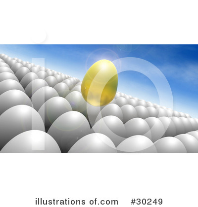 Gold Egg Clipart #30249 by Tonis Pan