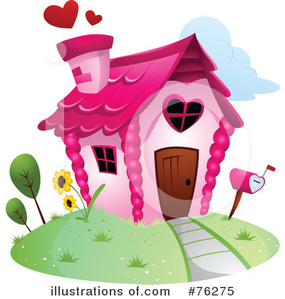 Royalty-Free (RF) Unique House Clipart Illustration by BNP Design Studio - Stock Sample #76275