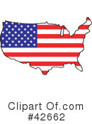 United States Clipart #42662 by Dennis Holmes Designs