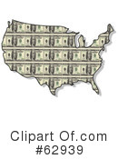 Usa Map Clipart #62939 by djart