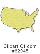 Usa Map Clipart #62945 by djart