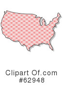 Usa Map Clipart #62948 by djart