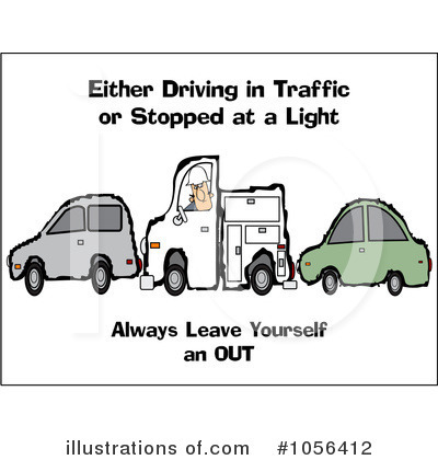 Royalty-Free (RF) Utility Truck Clipart Illustration by djart - Stock Sample #1056412