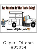 Utility Truck Clipart #85054 by djart