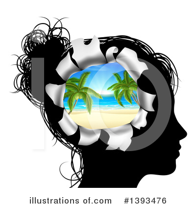 Tropical Beach Clipart #1393476 by AtStockIllustration