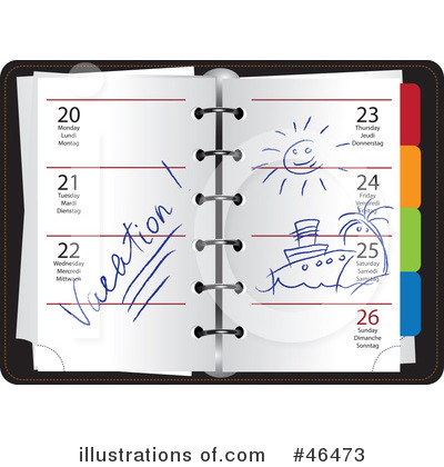 Day Planner Clipart #46473 by Eugene