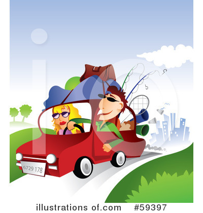 Royalty-Free (RF) Vacation Clipart Illustration by TA Images - Stock Sample #59397