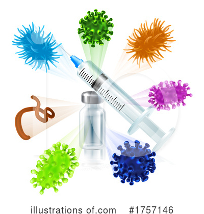 Germs Clipart #1757146 by AtStockIllustration