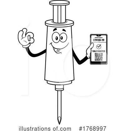 Royalty-Free (RF) Vaccine Clipart Illustration by Hit Toon - Stock Sample #1768997