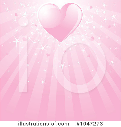 Royalty-Free (RF) Valentine Background Clipart Illustration by Pushkin - Stock Sample #1047273