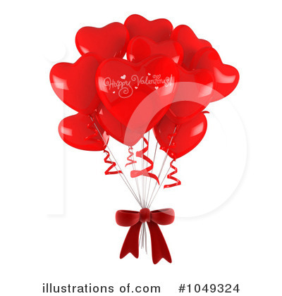 Party Balloons Clipart #1049324 by BNP Design Studio