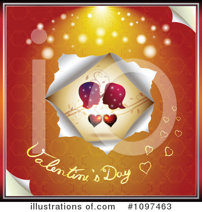 Royalty-Free (RF) Valentines Day Clipart Illustration by merlinul - Stock Sample #1097463