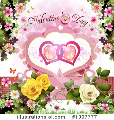 Royalty-Free (RF) Valentines Day Clipart Illustration by merlinul - Stock Sample #1097777