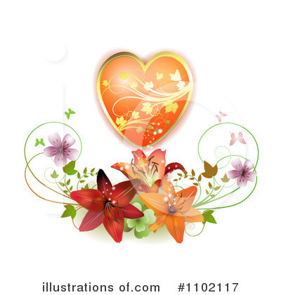 Royalty-Free (RF) Valentines Day Clipart Illustration by merlinul - Stock Sample #1102117