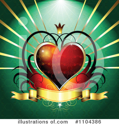 Royalty-Free (RF) Valentines Day Clipart Illustration by merlinul - Stock Sample #1104386