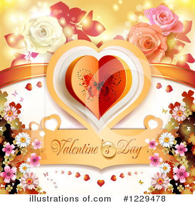 Royalty-Free (RF) Valentines Day Clipart Illustration by merlinul - Stock Sample #1229478