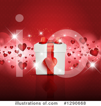 Valentines Day Gift Clipart #1290668 by KJ Pargeter