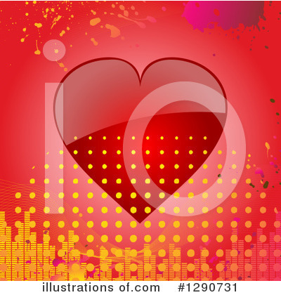 Valentines Day Background Clipart #1290731 by elaineitalia