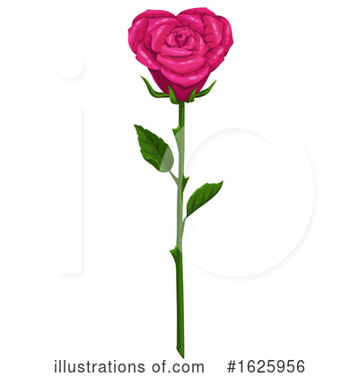 Rose Clipart #1625956 by Vector Tradition SM