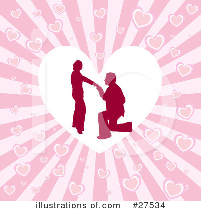 Royalty-Free (RF) Valentines Day Clipart Illustration by KJ Pargeter - Stock Sample #27534