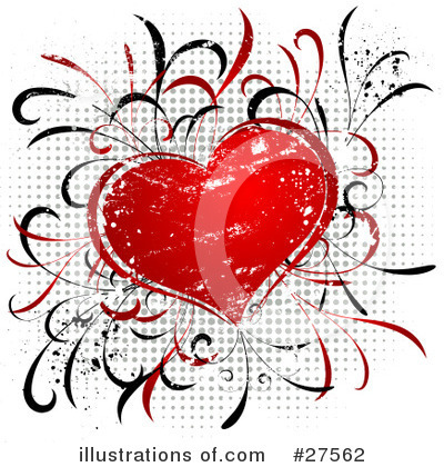 Royalty-Free (RF) Valentines Day Clipart Illustration by KJ Pargeter - Stock Sample #27562