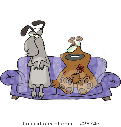 Sofa Clipart #28745 by toonaday
